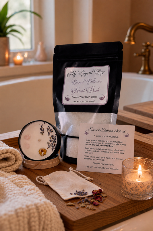 Sacred Stillness Ritual Bath Kit